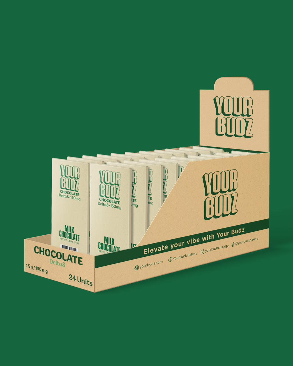 Delta 8 Milk Chocolate Bars