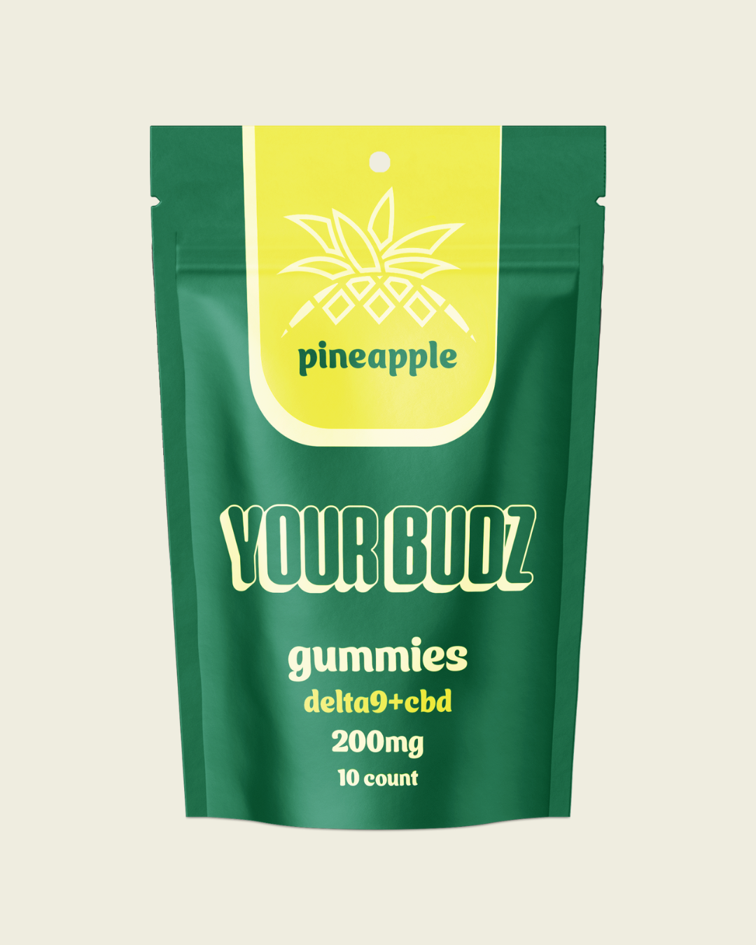 Delta 9 + CBD Gummies (Pineapple) - 200mg