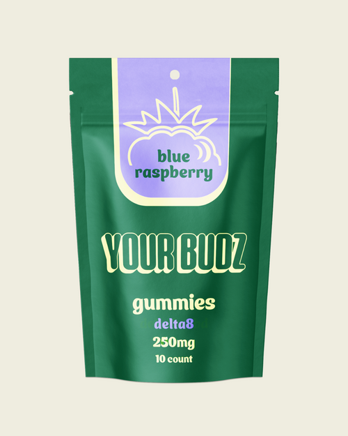 Delta 8 Gummies (Blue Raspberry) - 250mg